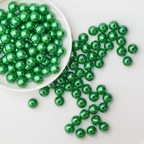Pearl Beads for Jewelry Making Holes ABS Craft Beads with Holes for Jewelry Making, Bracelet, Necklace Crafting Bulk Bead Kit (10mm,Ivory White/450 pcs) in Kuwait