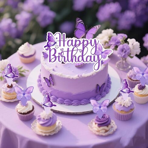 زينة عيد ميلاد أرجوانية للنساء، ستائر ذات أهداب لافتة عيد ميلاد سعيد، بالونات حمراء، أغطية الكعكة للفتيات in Kuwait