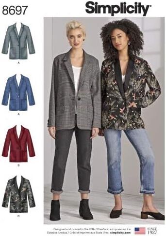 نمط الخياطة البسيطة 8697 سترات، بدلات BB (20W-28W) in Kuwait