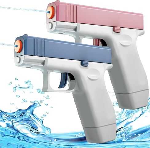 Water Guns Squirt Guns for Kid 2 Pack Mini Water Blaster Soaker Water Pistol Toys for Boys Girls Toddlers, Summer Gifts for Swimming Pool Beach Outdoor Water Toys in Saudi Arabia
