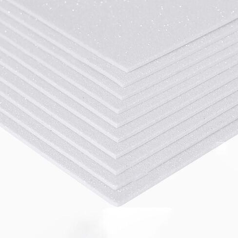 10 PCS of Random Color Glitter Paper,A4 EVA Foam Paper,for Crafts,Desktop Decoration,and DIY Art Projects in Saudi Arabia