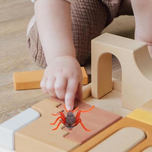 50 Pcs Lifelike Cricket Prank Props Plastic Cricket Toys Simulation Bug Props for Party Fools' Day in Saudi Arabia