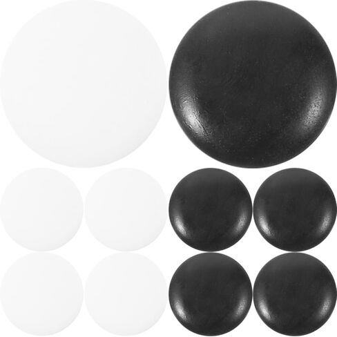 BESPORTBLE 360Pcs Small Go Chess Pieces Resin Flat Beads Durable Game Pieces for Board Games Strategy Play in Saudi Arabia
