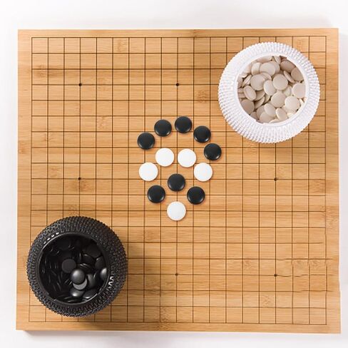 BESPORTBLE 360Pcs Small Go Chess Pieces Resin Flat Beads Durable Game Pieces for Board Games Strategy Play in Saudi Arabia