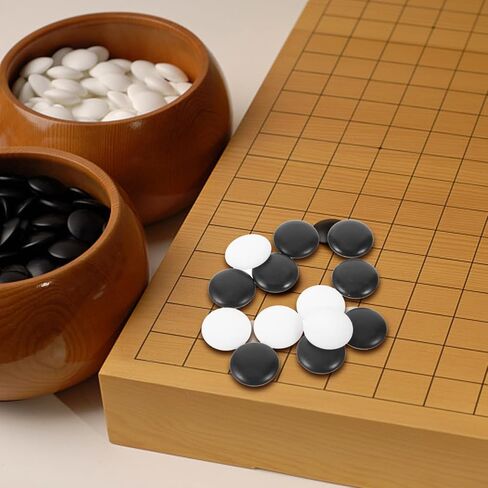 BESPORTBLE 360Pcs Small Go Chess Pieces Resin Flat Beads Durable Game Pieces for Board Games Strategy Play in Saudi Arabia