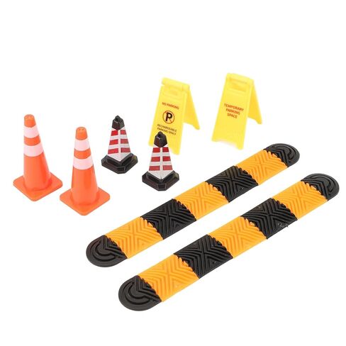 1/18 RC سيارة الطريق المخروط 1/24 تسلق اكسسوارات السيارات سرعة المطبات المزاج قطع القطع مع تصميم واقعي لعرض مشهد السيارة النموذجي in Saudi Arabia