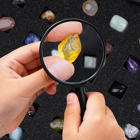 Rock Collection Starter Kit, 43 Pcs Rocks, Gemstones & Crystals Assorted Kit with Guide, Minerals Geology Education Science Gift for Adults Kids in Saudi Arabia