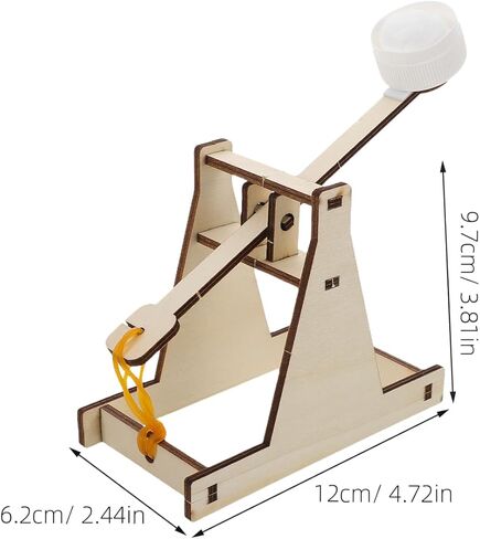Kids Catapult Building Kit Trebuchet Engineering Kit Stem Puzzle Learning Activity Your Own Wood Projectile Launcher and Discover Physics in Saudi Arabia