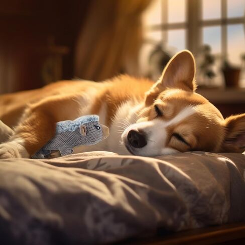 hdsmngy صار الكلب اللعب للمضغ العدوانية، ألعاب الكلب صار غير قابلة للتدمير مع ورقة التجعيد، دائم التسنين مضغ اللعب للسلالة المتوسطة والكبيرة (رمادي داكن الغرير العسل) in Kuwait