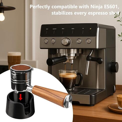 حامل فلتر القهوة من السيليكون ومحطة ضغط الإسبريسو لمقهى نينجا لوكس ES601 وES701 - حصيرة ضغط الإسبريسو غير القابلة للانزلاق، دعم ثابت لمرشح القهوة، ملحق بار القهوة المتين in Kuwait
