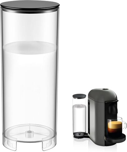 خزان مياه Feekoon سعة 60 أونصة متوافق مع ماكينة القهوة Groupe SEB Nespresso من Krups Vertuo Plus Deluxe XN900840 / ماكينة القهوة Krups Groupe SEB Nespresso Vertuo Plus XN900T40 Pod in Kuwait