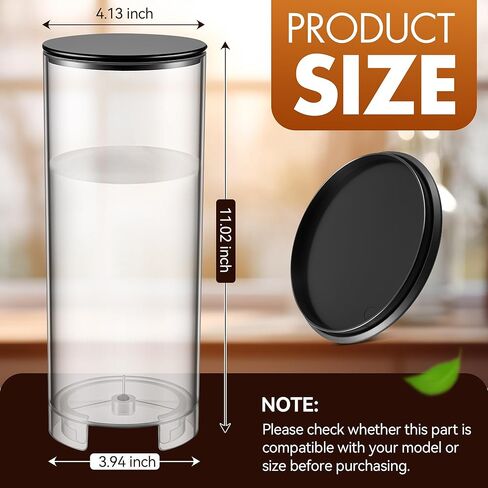 خزان مياه Feekoon سعة 60 أونصة متوافق مع ماكينة القهوة Groupe SEB Nespresso من Krups Vertuo Plus Deluxe XN900840 / ماكينة القهوة Krups Groupe SEB Nespresso Vertuo Plus XN900T40 Pod in Kuwait