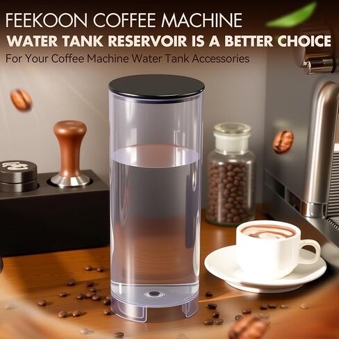 خزان مياه Feekoon سعة 60 أونصة متوافق مع ماكينة القهوة Groupe SEB Nespresso من Krups Vertuo Plus Deluxe XN900840 / ماكينة القهوة Krups Groupe SEB Nespresso Vertuo Plus XN900T40 Pod in Kuwait