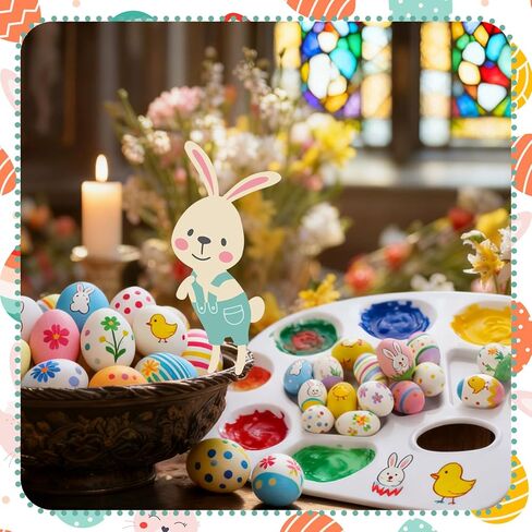 Bucherry 30 Pcs Wooden Fake Eggs 7/8 Inch Mini White Easter Eggs Unfinished for Toddler Kids DIY Crafts Painting Nesting Boxes Kitchen Play Game Easter Party Favors, Smooth and Ready to Decorate in Saudi Arabia