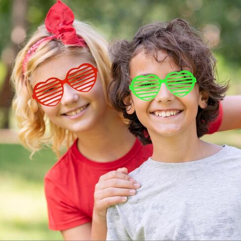 30 حزمة من هدايا عيد الحب للأطفال، بطاقات عيد الحب للأطفال مع نظارات بلاستيكية على شكل قلب مصراع، جوائز الفصول الدراسية لعيد الحب، هدايا تبادل هدايا الحفلات in Saudi Arabia
