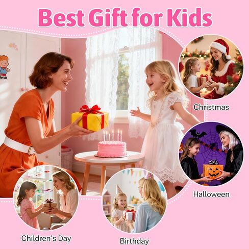 100 Piece Puzzles for Kids Ages 4-6 6-8 8-10, Unicorn Mermaid Fairy Princess Jigsaw Puzzles 100 Pieces Kids Puzzles Ages 3-5 4-6 5-8, Educational Learning Toys Gifts for Girls Boys 4-Pack 15"x10" in Saudi Arabia