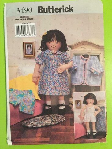 BUTTERICK Pattern 3490 Soft Maggie Doll in Saudi Arabia
