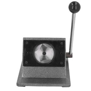 صانع شارات مستديرة من Taddien، قاطع قوالب دائري لصنع الأزرار بنفسك وقطع بطاقات القصاصات، قاطع للبطاقات الورقية المصنوعة من الجلد PVC، حجم القطع 44 مم (1.73 بوصة) لأزرار 32 مم in Kuwait