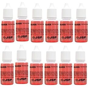 Waytest Silver & Sterling 999 925 Testing Solution Purity Determiner Jewelry Scrap Precious Metal 12 Bottles in Kuwait