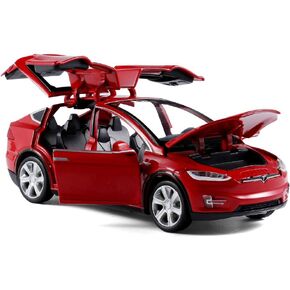 1/32 Model x Metal Die Casting Toy Car for 3 to 12 Year Old Boy Pull Back Car Toy with Sound and Lights (Red) in Saudi Arabia