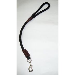 مقود الكلاب المصنوع من النايلون من وارنر برايد ترافيك سناب (أسود) مقاس 1/2 بوصة × 2 قدم. in Kuwait