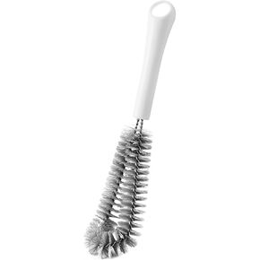 Coffeemaker Brush for Chemex with White Handle, Gray Nylon Bristles in Kuwait