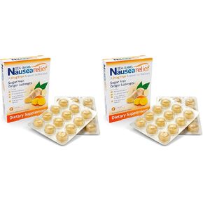 Sea-Band Ginger Lozenges, Drug and Sugar Free, for Motion Sickness and Nausea Relief in Saudi Arabia