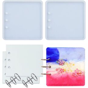 BIGEBO Resin Notebook Mold Kit with Paper, 4 Inch Notebook Resin Mold Kit for Epoxy Resin Handmade Art Craft in Saudi Arabia