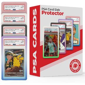 مصد لوح متدرج SUPERLIT PSA مكون من 4 قطع متعدد الألوان - واقي لحماية بطاقة PSA (عبوة متعددة 2) in Kuwait