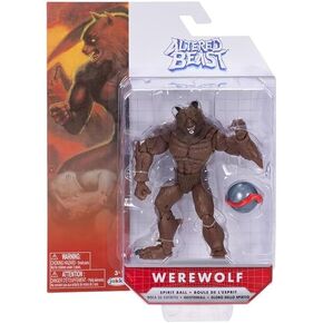 شخصية ألعاب JAKKS Pacific Altered Beast Werewolf مقاس 4.5 بوصة تتضمن كرة روحية، بني in Saudi Arabia