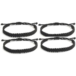 Generic Kala Dhaga Raksha Sutra Nazar Dhaga Evil Eye Protection Thread خيط الحرير الديني (أسود) (عبوة من 4) من S,S Store in Kuwait