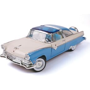 1955 فورد كراون فيكتوريا 1:18 نموذج سيارة مصبوبة | إصدار محدود مميز قابل للتجميع (أزرق) in Kuwait