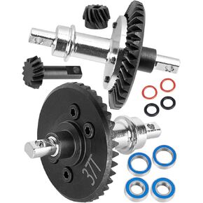 RC Upgrades Part Front Rear 13-37T Differential Gear Assembly for 1/10 Slash/Rustler/Stampede/Bandit 4X4 4WD VXL,XO-1 RC Car,13-37T Gearbox Gears Diff Hops Up in Saudi Arabia