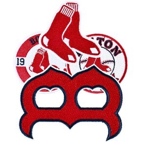 4PCS Iron on Patch,Baseball Iron on Patch for Hat,Jacket,Jeans and Backpack(Boston) in Saudi Arabia