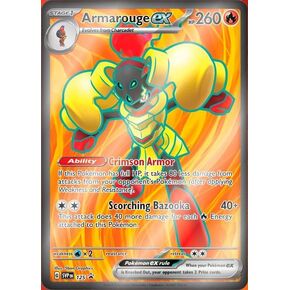 Pokemon - Armarouge ex SVP125 125 - Black Star Promo Card – Full Art Foil in Saudi Arabia