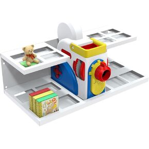 رف حائط متوافق مع مجموعة كتب Little Tikes Story Dream Machine المبتدئة، رف تخزين كتب القصص القصيرة للألعاب، من أجل Little Tikes لكتب القصص القصيرة والصوت والشخصيات، أرفف فقط in Kuwait