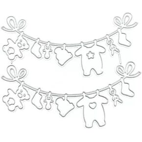 1pc Metal Cutting Baby Coat Shoes Dies Stencil Scrapbooking DIY Album Stamp Emboss Dies for Cardmaking in Kuwait