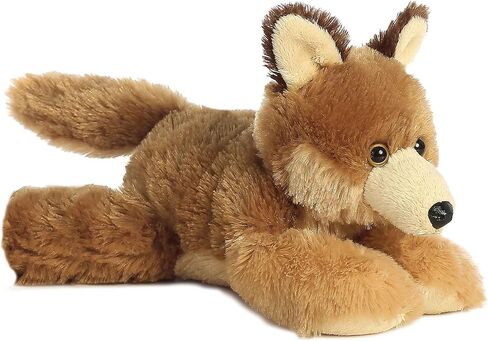 Aurora® Adorable Mini Flopsie™ Clever Coyote™ Stuffed Animal - Playful Ease - Timeless Companions - Brown 8 Inches in Saudi Arabia
