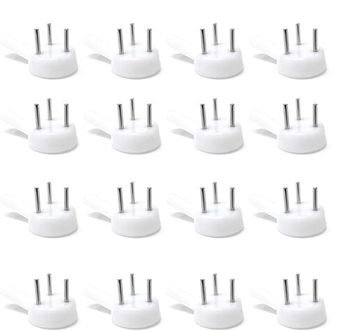 50PCS Non-Mark Hook Plastic Hardwall Hanger Plastic Photo Frame Nail Picture Frame Hangers No Trace Picture Hangers Hooks Wall Mount in Saudi Arabia