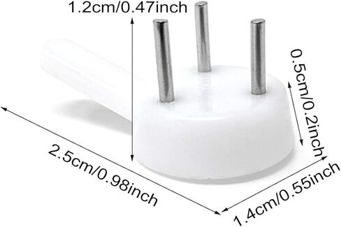 50PCS Non-Mark Hook Plastic Hardwall Hanger Plastic Photo Frame Nail Picture Frame Hangers No Trace Picture Hangers Hooks Wall Mount in Saudi Arabia