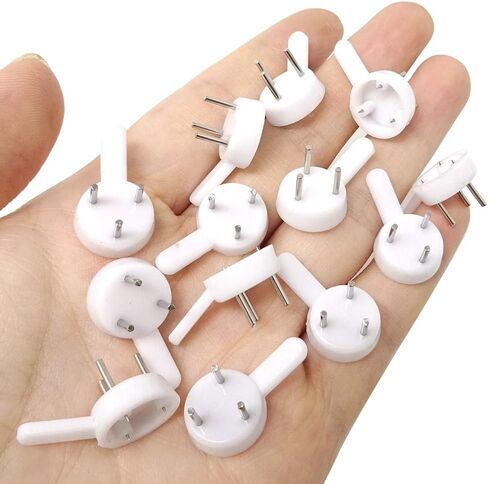 50PCS Non-Mark Hook Plastic Hardwall Hanger Plastic Photo Frame Nail Picture Frame Hangers No Trace Picture Hangers Hooks Wall Mount in Saudi Arabia