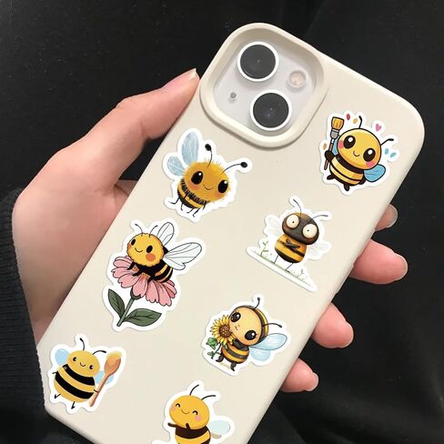 1000 قطعة من ملصقات النحل، 20 نمطًا من ملصقات الأختام المغلف ملصقات الحيوانات للأطفال ملصقات النحل (لفتان من الملصقات 500 قطعة لكل واحدة) in Kuwait