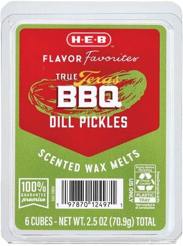 H‑E‑B Flavor Favorites Scented Wax Melts - 6 Wax Cubes (2.5oz, BBQ Dill Pickles) in Saudi Arabia