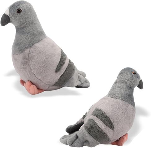 Gray Pigeon Stuffed Animal, Soft Pigeon Plush Toy, Bird Stuffed Toys Pigeon Doll Birthday Decor Gift in Saudi Arabia