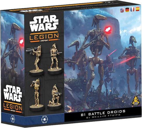 Asmodee Star Wars: Legion B1 Battle Droids - لعبة منمنمات للطاولة، لعبة استراتيجية للأطفال والكبار، للأعمار من 14 عامًا فما فوق، لاعبان، 90 دقيقة من وقت اللعب in Saudi Arabia