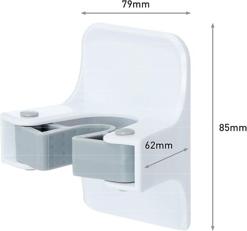 Command 17007 Broom Holder Holds up to 1.8 kg Load, 1 Hook and 2 Strips in Saudi Arabia
