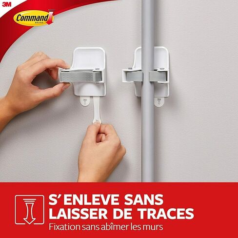 Command 17007 Broom Holder Holds up to 1.8 kg Load, 1 Hook and 2 Strips in Saudi Arabia