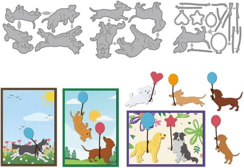 MAYJOYDIY Cartoon Mouse Metal Cutting Dies Mouse Worker Die Cuts Stencils Fun Animal Theme Embossing Template Dies for DIY Paper Craft Card Making Scrapbooking Album Decor in Saudi Arabia