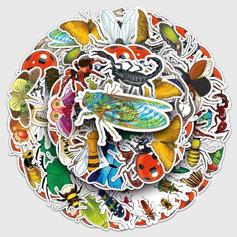 50 Pcs Deer Stickers, Forest Animal Decorative Stickers, Eco-Friendly Material for Scrapbooking, Window Stickers, Holiday Decoration(Deer) in Kuwait