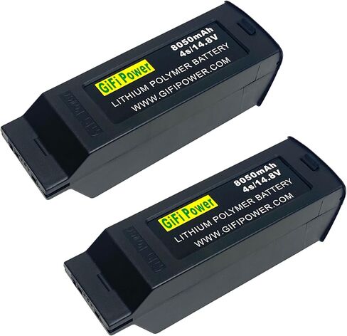 MaximalPower Gifi Power 8050mAh 14.8V 4S High Power LiPo Flight Battery for Yuneec Typhoon H Drone [NOT Compatible with YUNEEC Typhoon H Plus] (2X 8050mAh 4S LiPo Battery-H) in Saudi Arabia